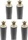 Poolzilla 5 Pack 10 Aluminum Tube with Brass Anchor for Pool Safety Cover Installation Anchor Installation for Loose Ground or with Pavers Extra Long