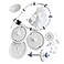 MAKHOON Rebuild Repair Kit Replacement for Polaris Zodiac Automatic Pool Cleaner 280 Not Compatible with Polaris 360 380
