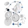 MAKHOON Rebuild Repair Kit Replacement for Polaris Zodiac Automatic Pool Cleaner 280 Not Compatible with Polaris 360 380