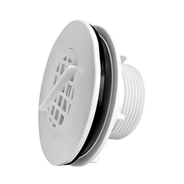 Amptyhub Threaded Inlet Strainer Kit Incl Rubber Washer and Strainer Nut Fits Intex Filter Pumps w 112 Hoses 1