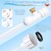 Gulfmew 328FT Pool Slide Water Tubing Kit with 3 Brass Water Sprayer Pool Slide Spray Kit for Above Ground and Inground Pools Slides Easy Install for Summer Swimming Fun