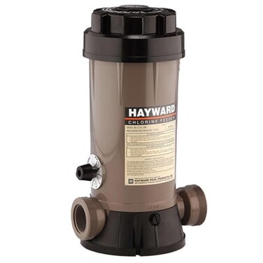 Hayward CL200EF inLine Automatic Chlorine Feeder Offline Pool Chlorinator and Chlorine Dispenser Up to 9 lb Capacity for InGround Swimming Pools