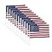 Julysgift US American Patriotic Car Window Clip USA Flag 17 x 12 12 Counts