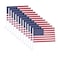 Julysgift US American Patriotic Car Window Clip USA Flag 17 x 12 12 Counts
