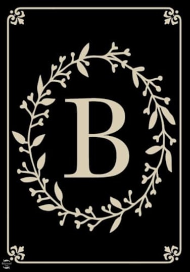 Briarwood Lane Classic Monogram Letter B Garden Flag Everyday 125 x 18