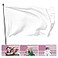 GRAXILON Custom Flag 3x5 Ft Personalized Flags with Photo Text Logo Funny Customized apestry Banners for Living Room Bedroom Outdoors 1 PC Blank White