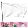 GRAXILON Custom Flag 3x5 Ft Personalized Flags with Photo Text Logo Funny Customized apestry Banners for Living Room Bedroom Outdoors 1 PC Blank White