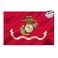 Mosprovie Heavy Duty 2x3 USMC Flag Double Sided 100 Polyester Outdoor Marine Corps Emblem Includes 2 Brass Grommets