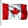 G128 Canada Canadian Flag 3x5 Ft LiteWeave Series Printed 100D Polyester Country Flag Vibrant Colors Brass Grommets