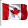 G128 Canada Canadian Flag 3x5 Ft LiteWeave Series Printed 100D Polyester Country Flag Vibrant Colors Brass Grommets