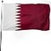 DANF FLAG DANF Qatar Flag 3x5 Ft Thick Polyester Fade Resistant Brass Grommets Canvas Header Qatar National Flags with 3 X 5 Feet