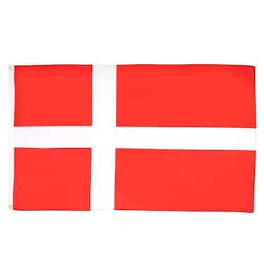AZ FLAG Denmark Flag 3x5 Ft Light Polyester Danish Banner with Two Brass Eyelets Fade Resistant Vivid Colors 3 x 5 Feet 150x90 Cm