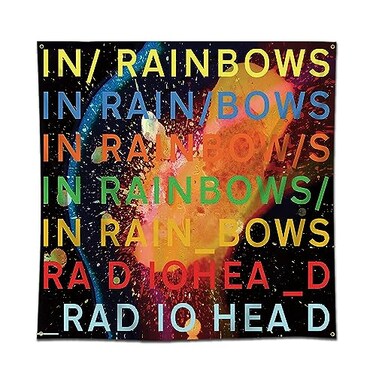 eksent Tapestry In Rainbows BANNER HUGE Fabric Polyester Tapestry Flag ALbum Cover Wall Hanging 3X3 Ftt