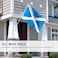 Anley Fly Breeze 3x5 Foot Scotland Flag Vivid Color and Fade proof Canvas Header and Double Stitched Scottish National Flags Polyester with Brass Grommets 3 X 5 Ft
