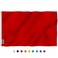 Anley Fly Breeze 3x5 Foot Solid Red Flag Vivid Color and Fade proof Canvas Header and Double Stitched Plain Red Flags Polyester with Brass Grommets 3 X 5 Ft