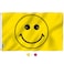 Anley Fly Breeze 3x5 Foot Yellow Happy Face Flag Vivid Color and Fade Proof Canvas Header and Double Stitched Flags Polyester with Brass Grommets 3 X 5 Ft