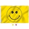 Anley Fly Breeze 3x5 Foot Yellow Happy Face Flag Vivid Color and Fade Proof Canvas Header and Double Stitched Flags Polyester with Brass Grommets 3 X 5 Ft