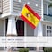Anley Fly Breeze 3x5 Foot Spain Flag Vivid Color and Fade proof Canvas Header and Double Stitched Spainish National Flags Polyester with Brass Grommets 3 X 5 Ft