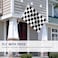 ANLEY Fly Breeze 3x5 Foot Checkered Flag Vivid Color and Fade proof Canvas Header and Double Stitched Black and White Racing Flags Polyester with Brass Grommets 3 X 5 Ft