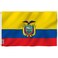 Anley Fly Breeze 3x5 Foot Ecuador Flag Vivid Color and Fade proof Canvas Header and Double Stitched Ecuadoran National Flags Polyester with Brass Grommets 3 X 5 Ft