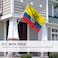 Anley Fly Breeze 3x5 Foot Ecuador Flag Vivid Color and Fade proof Canvas Header and Double Stitched Ecuadoran National Flags Polyester with Brass Grommets 3 X 5 Ft
