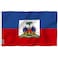 Anley Fly Breeze 3x5 Foot Haiti Flag Vivid Color and Fade proof Canvas Header and Double Stitched Haitian National Flags Polyester with Brass Grommets 3 X 5 Ft