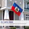 Anley Fly Breeze 3x5 Foot Haiti Flag Vivid Color and Fade proof Canvas Header and Double Stitched Haitian National Flags Polyester with Brass Grommets 3 X 5 Ft