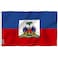 Anley Fly Breeze 3x5 Foot Haiti Flag Vivid Color and Fade proof Canvas Header and Double Stitched Haitian National Flags Polyester with Brass Grommets 3 X 5 Ft