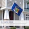 ANLEY Fly Breeze 3x5 Foot New York State Flag Vivid Color and Fade Proof Canvas Header and Double Stitched New Yorker NY Flags Polyester with Brass Grommets 3 X 5 Ft