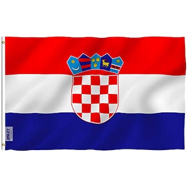ANLEY Fly Breeze 3x5 Foot Croatia Flag Vivid Color and Fade Proof Canvas Header and Double Stitched Croatian Flags Polyester with Brass Grommets 3 X 5 Ft