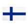 ANJOR Finland Flag 3x5 Foot Finnish National Flags Polyester with Brass Grommets 3 X 5 Ft