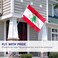 ANLEY Fly Breeze 3x5 Feet Lebanon Flag Vivid Color and Fade proof Canvas Header and Double Stitched the Lebanese Republic Flags Polyester with Brass Grommets 3 X 5 Ft