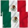 Anley Pack of 2 Fly Breeze 3x5 Foot Mexico Flag Vivid Color and Fade proof Canvas Header and Double Stitched Mexican MX National Flags Polyester with Brass Grommets 3 X 5 Ft