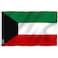 Anley Fly Breeze 3x5 Feet Kuwait Flag Vivid Color and Fade Proof Canvas Header and Double Stitched State of Kuwait Flags Polyester with Brass Grommets 3 X 5 FT