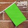 Anley Green Mini Flag 12 Pack Hand Held Small Miniature Solid Green Blank Flags on Stick Fade Resistant Vivid Colors 5x8 Inch with Solid Pole Spear Top