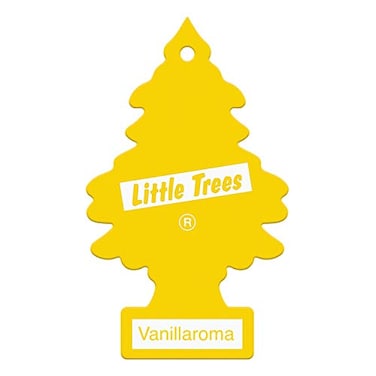 LITTLE TREES Car Air Freshener Hanging Paper Tree for Home or Car Vanillaroma Single Tree per Package