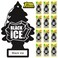 LITTLE TREES Car Air Freshener Xtra Strength Provides LongLasting Scent for Auto or Home Extra Boost of Fragrance Black Ice 24 Air Fresheners