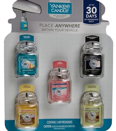 Yankee Candle Car Jar Ultimate Multipack 5 Air Fresheners