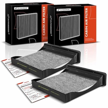 A-Premium APremium 2PC Cabin Air Filter wActivated Carbon Compatible with Subaru Model Crosstrek 20162017 Forester 20092018 Impreza 20082016 WRX 20122021 XV Crosstrek 20132015 Behind Glove Box
