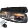 Pyle Dash Cam Rearview Mirror 43 DVR Monitor Rear View Dual Camera Video Recording System in Full HD 1080p wBuilt in GSensor Motion Detect Parking Control Loop Record Support PLCMDVR49