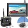 YEOIZO Wireless Backup Camera for Trucks Solar Magnetic Portable No Drill No Wire 3 Min Easy Install Night Vision Rechargeable with 5 HD Monitor Systems for Car Small RV Camper Trailer