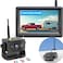 YEOIZO Wireless Backup Camera for Trucks Solar Magnetic Portable No Drill No Wire 3 Min Easy Install Night Vision Rechargeable with 5 HD Monitor Systems for Car Small RV Camper Trailer