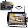 DVKNM Magnetic Solar Wireless Backup Camera HD1080P 3 Mins DIY Installation DVR 7 IPS Monitor Rechargeable Reverse Camera System for Hitching Gooseneck Horse Trailer Fifth WheelsCar RV Camper AP7