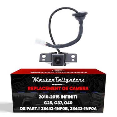 Master Tailgaters Replacement for Infiniti G25 20112012 G37 Sedan 20102013 Q40 2015 Rear View Backup Camera OE Part 284421NF0B 284421NF0A