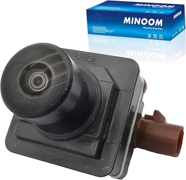 MINOOM ML3T19G490BC Front View Tailgate Mounted Backup Parking Camera Replacement for Ford F150 35LV6 50LV8 2023 Part NoML3T19G490BB
