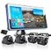 ASLONG 4K Backup Camera 4CH Dash Cam with 1036 Quad Split Touch Screen 4 AHD Front Rear Sides View Camera wDVR Recording Music Video Playback Avoid Blind for RV Semi Trailer Truck Van