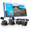 ASLONG 4K Backup Camera 4CH Dash Cam with 1036 Quad Split Touch Screen 4 AHD Front Rear Sides View Camera wDVR Recording Music Video Playback Avoid Blind for RV Semi Trailer Truck Van