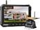 FEISIKE Magnetic Solar Wireless Backup Camera for Truck 5 Inch NoDrill Installation RV Backup Camera 1080P Rear View Camera 150 Wide Angle 24hrs Battery Life 24Hz Signal Night Vision RVs Trailers