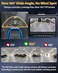 Jansite Upgrade 180Wide Angle Backup Camera AHD 1080P Back up Camera for Cars Super Night Vision 360 Rotatable FrontSideRear View Camera IP69K Waterproof Reverse Camera Nodrillling Install