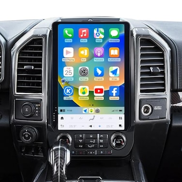 HNOPYHNT 144 Inch Touch Screen Car Radio for Ford Raptor F150 20152020 Android Auto Stereo Multimedia Player GPS Navigation Head Unit Screen Upgrade Multimedia Player SYNC3